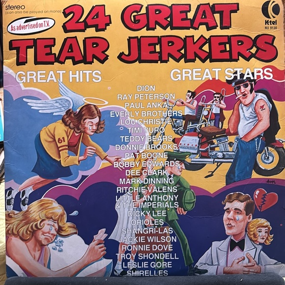 Record | 24 Great Tear Jerkers | Great Hits | Great Stars | K-Tel | Amazing Art - Picture 11 of 11